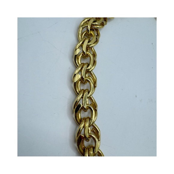 Trifari vintage gold tone chunky mob wife chain necklace - Picture 4 of 11